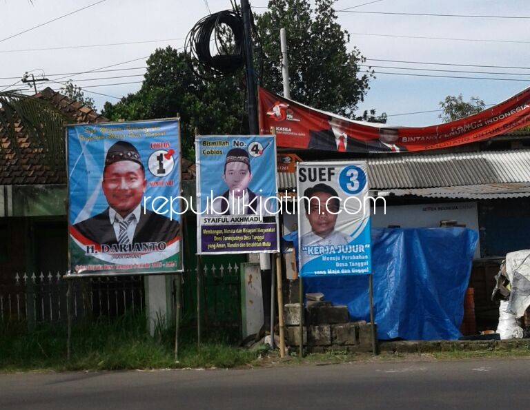 Cakades Tanggul Daftar Pakai Ijasah SMA, Banner Pasang Sarjana Dilakban