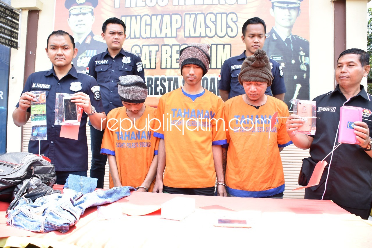 Tiga Pencuri Spesialis Barang Pasien Rumah Sakit Digulung Polisi