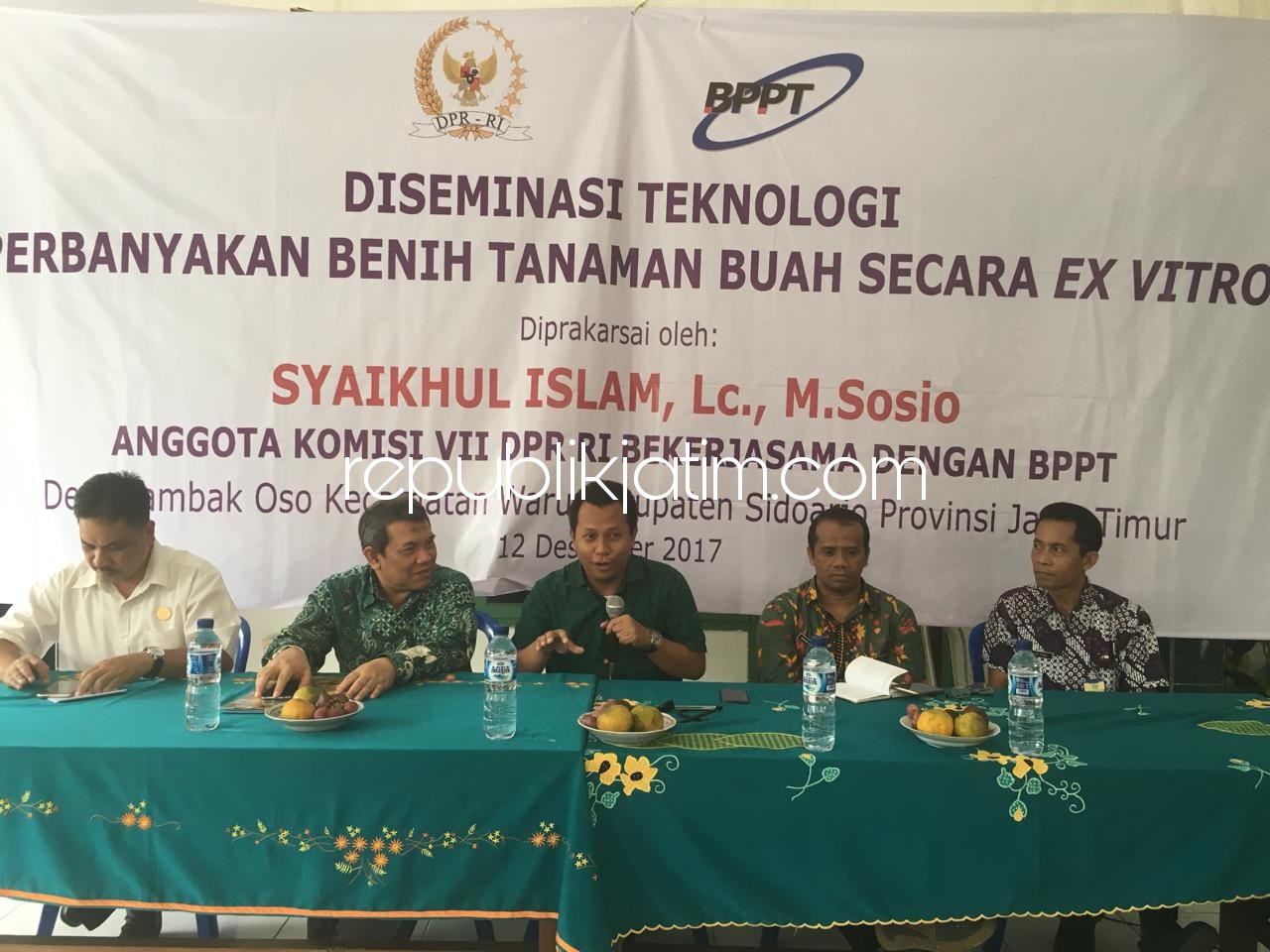 Ratusan Petani Dapat Bantuan Bibit Jambu dan Jeruk dari BPPT dan Komisi VII DPR RI