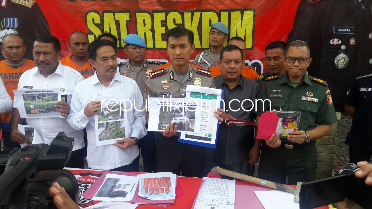 Demo Cor Saluran Sekar Group, 4 Pentolan LSM Ditahan Polresta Sidoarjo