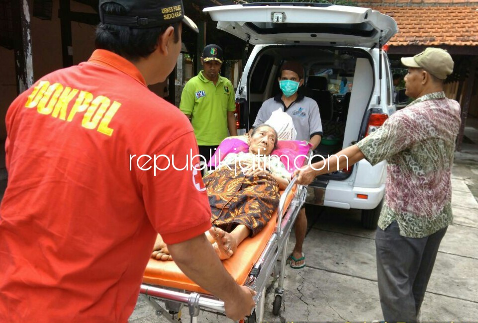 Nenek Sebatang Kara Asal Kludan Dirujuk ke Dinsos Sidoarjo